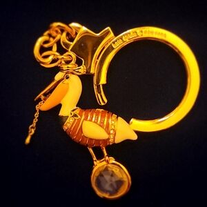 KATE SPADE ♤ Taking Flight Pelican Key/Bag Charm ♤